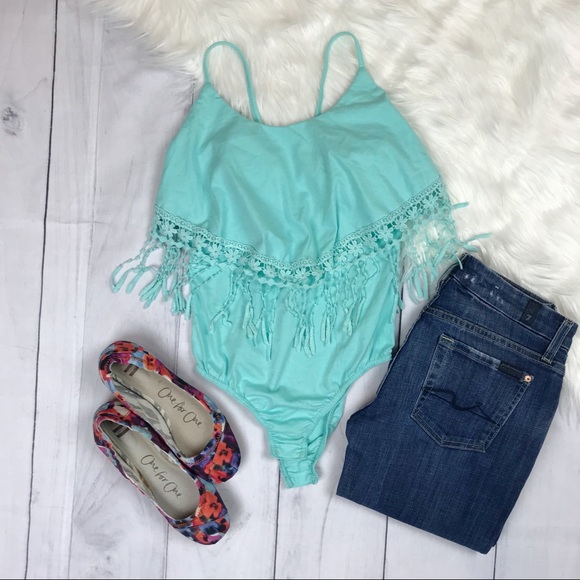 Angela Baby New One Piece Bodysuit Mint Green Blue - Picture 5 of 7